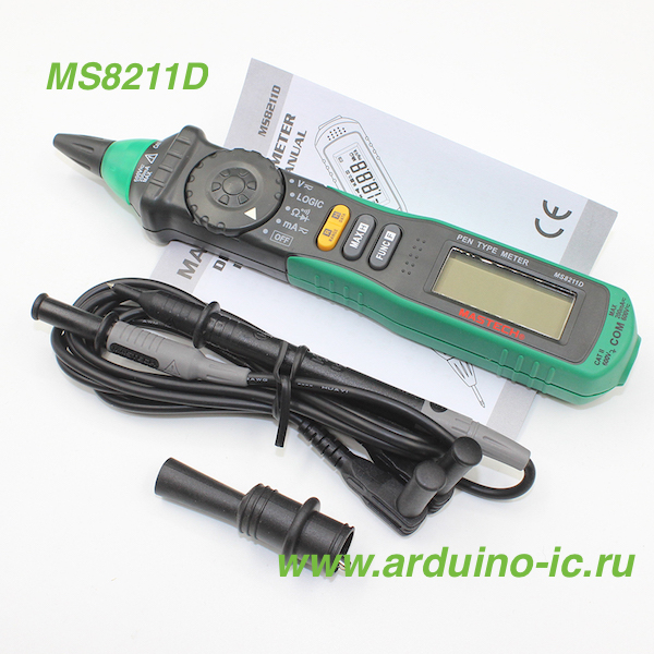 Мультиметр-ручка MS8211D цифровой MASTECH